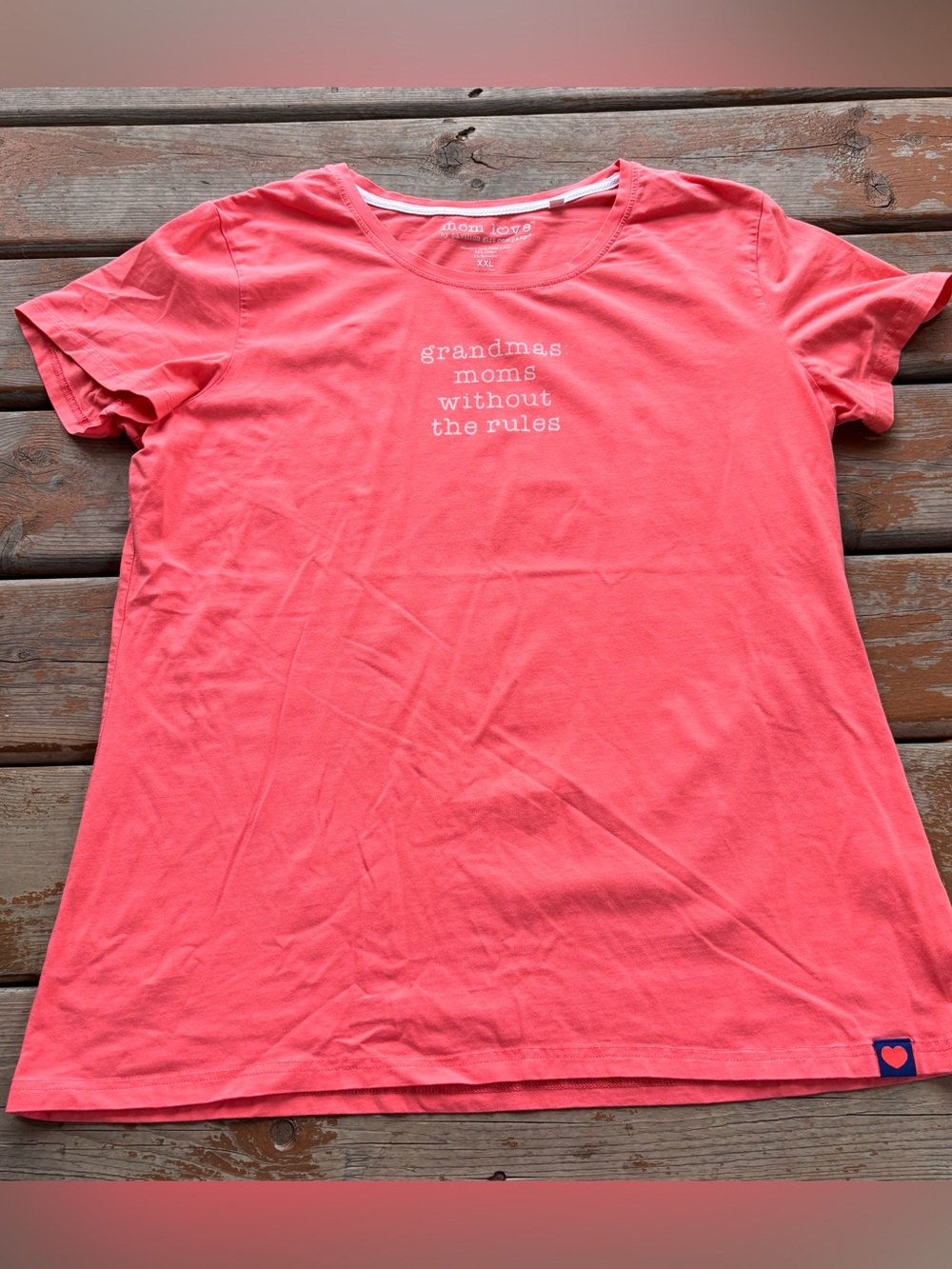 Pavilion Gift Co “Grandmas: Moms Without the Rules” Short Sleeve Top - Size XXL